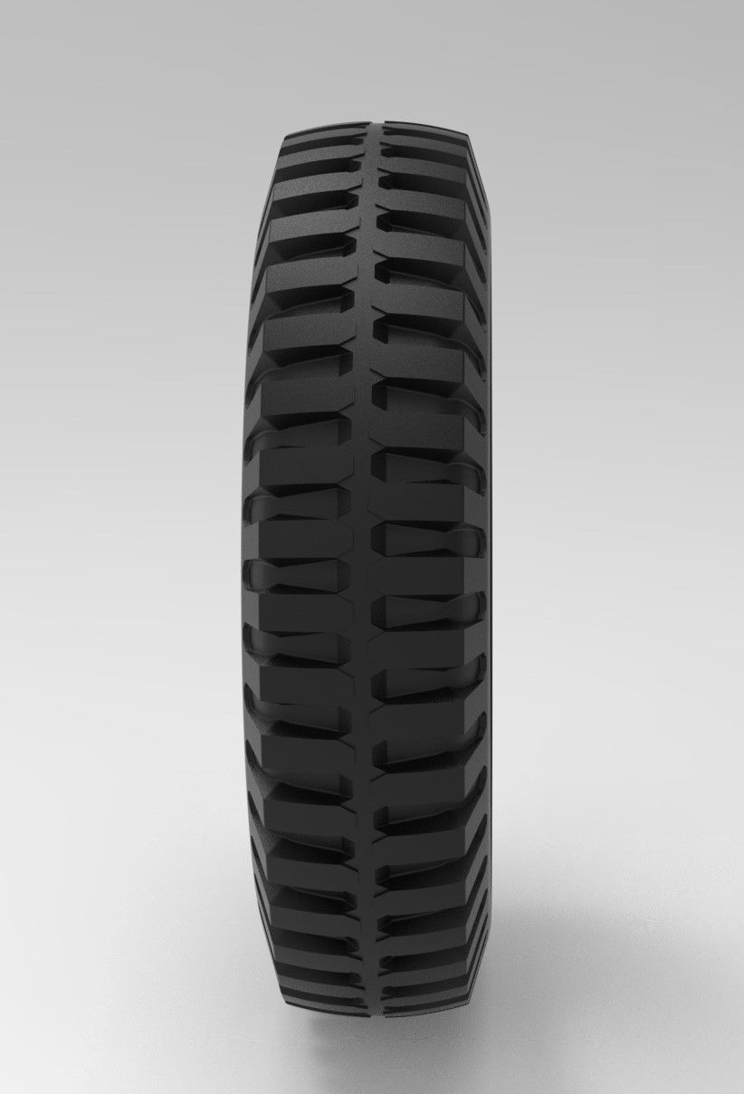 Mold for diecast tire 2 Scale 1 to 10 and 1 to 14 and 1 to 25 3D print model_5