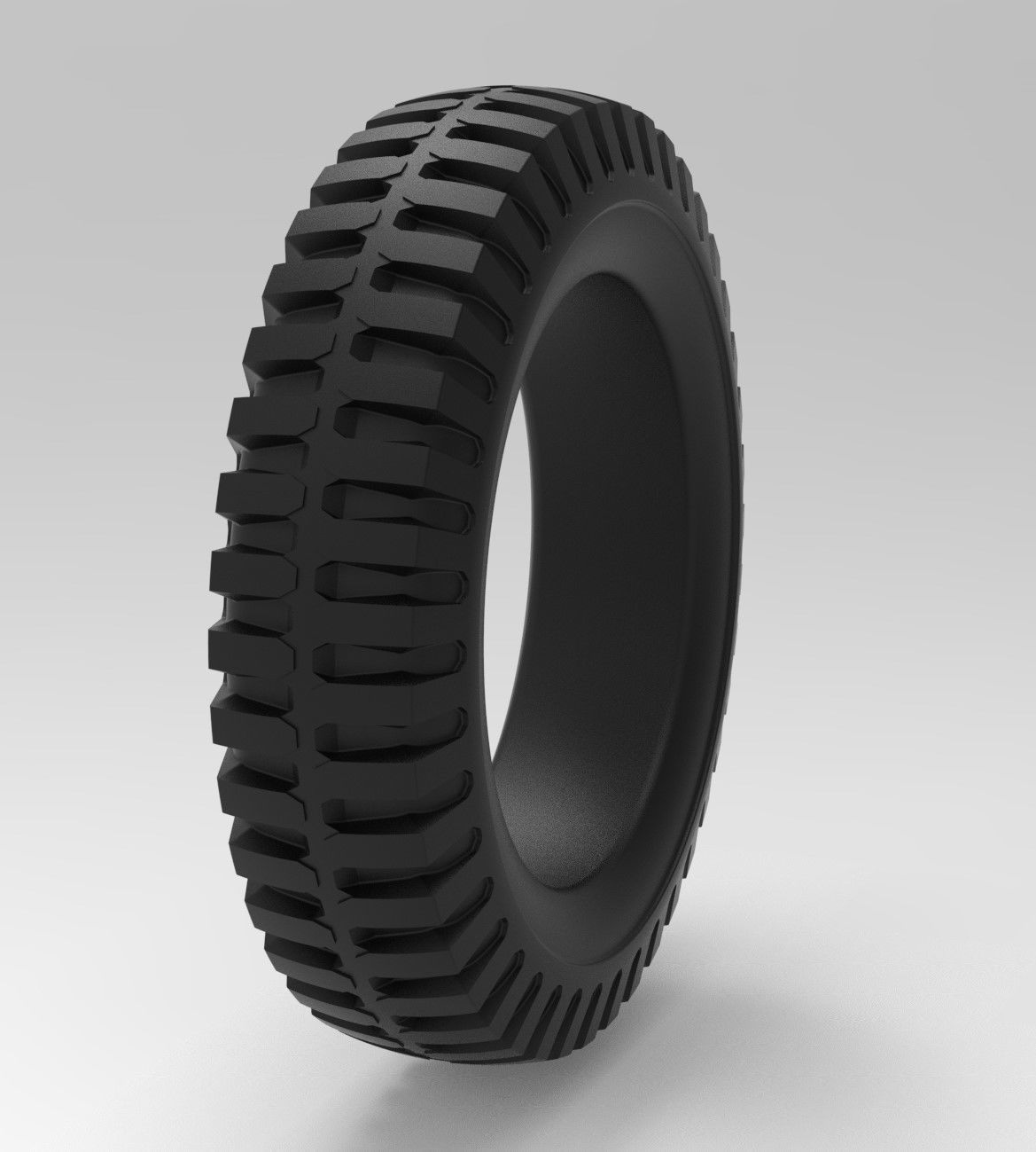 Mold for diecast tire 2 Scale 1 to 10 and 1 to 14 and 1 to 25 3D print model_6