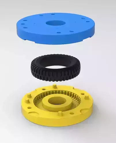 Mold for diecast  tire 2 Scale 1 to 10 and 1 to 14 and 1 to 25