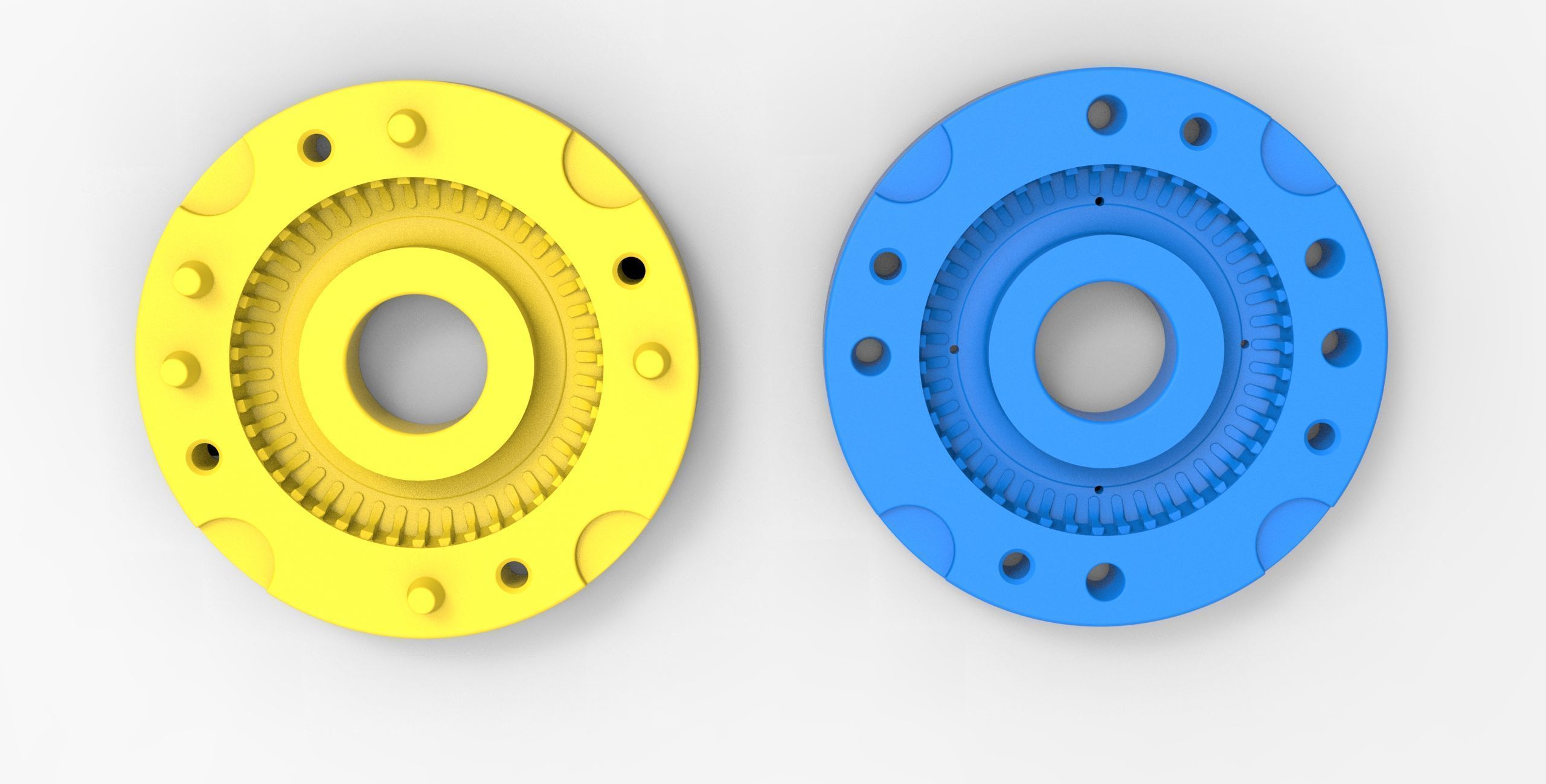 Mold for diecast tire 2 Scale 1 to 10 and 1 to 14 and 1 to 25 3D print model_3