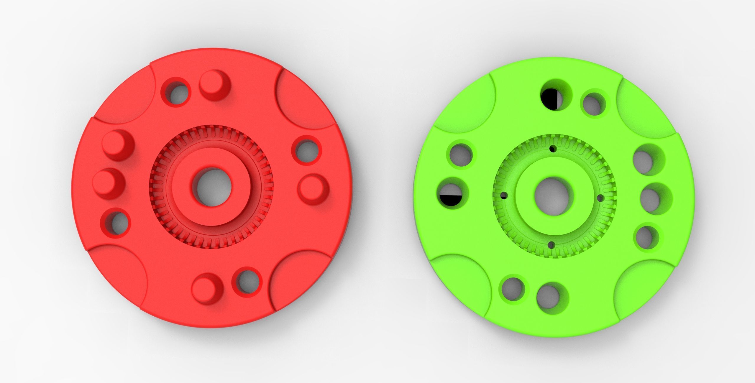 Mold for diecast tire 2 Scale 1 to 10 and 1 to 14 and 1 to 25 3D print model_13