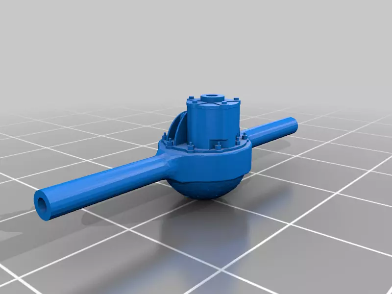 9 inch rear end with separate disc brakes Free 3D print model_0