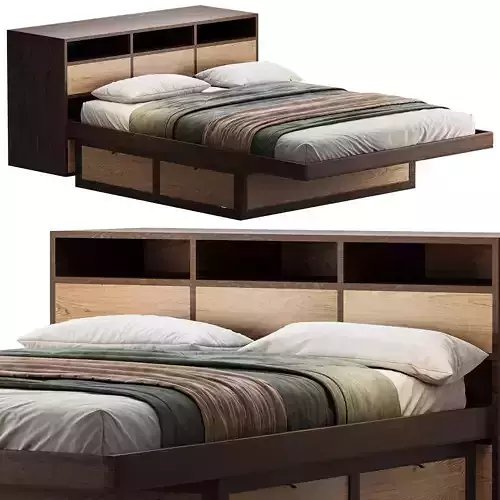 Edward Wormley Freestanding Double Bed