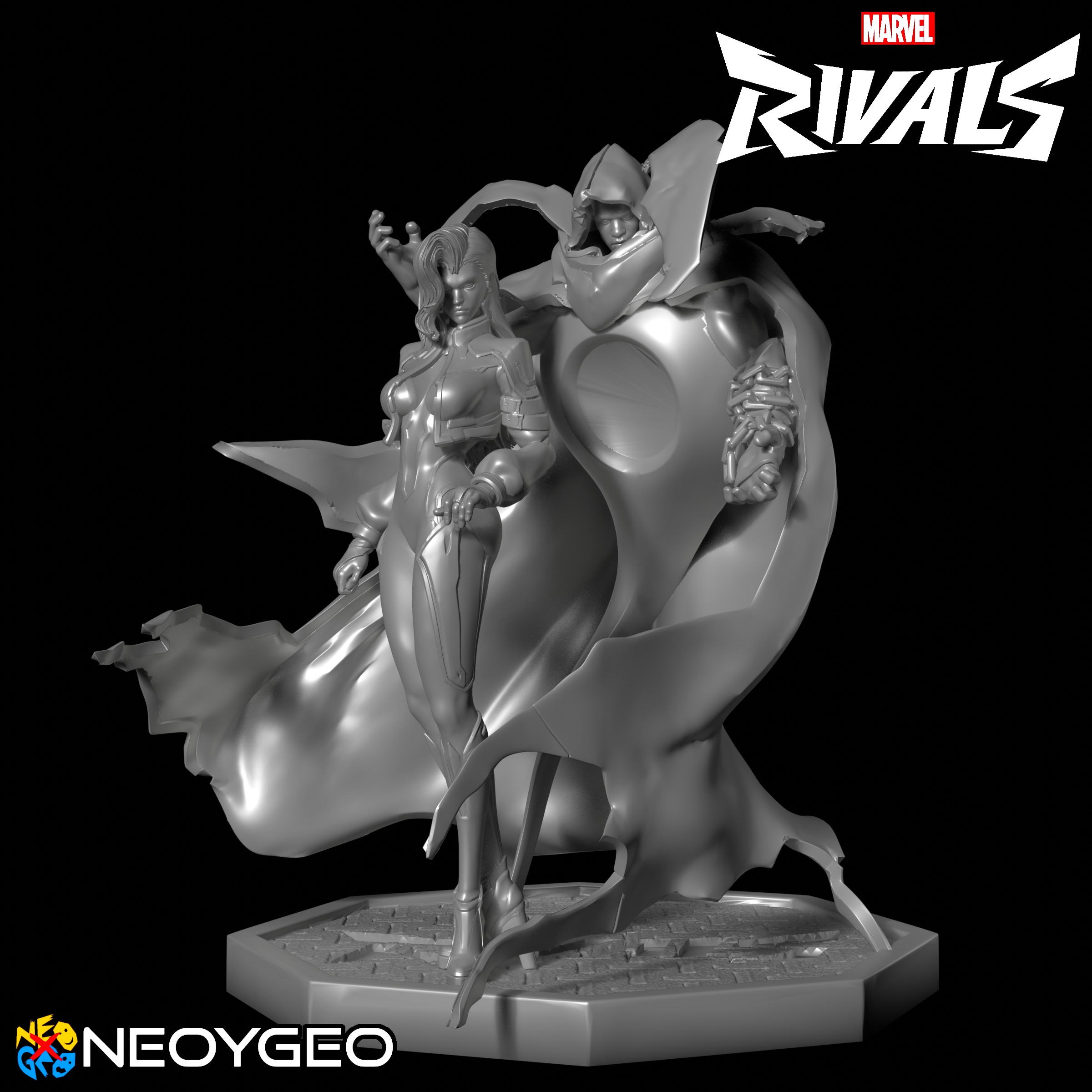 CLOAK AND DAGGER - MARVEL RIVALS 3D model 3D printable | CGTrader
