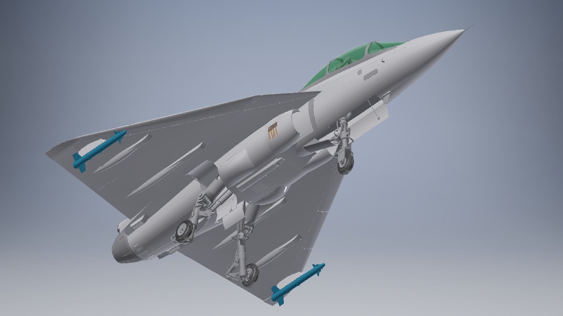Maiden flight of LCA Navy 3d model 3D model_2