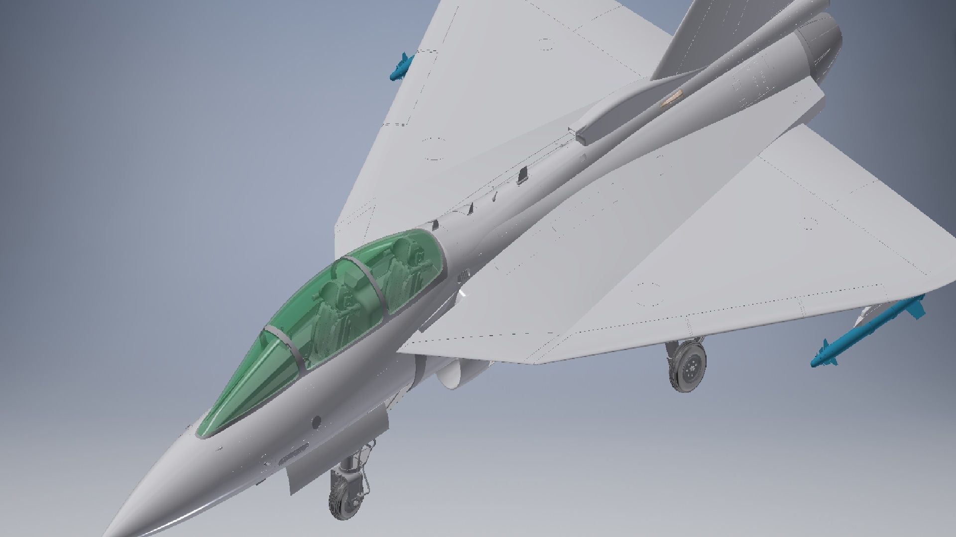 Maiden flight of LCA Navy 3d model 3D model_7