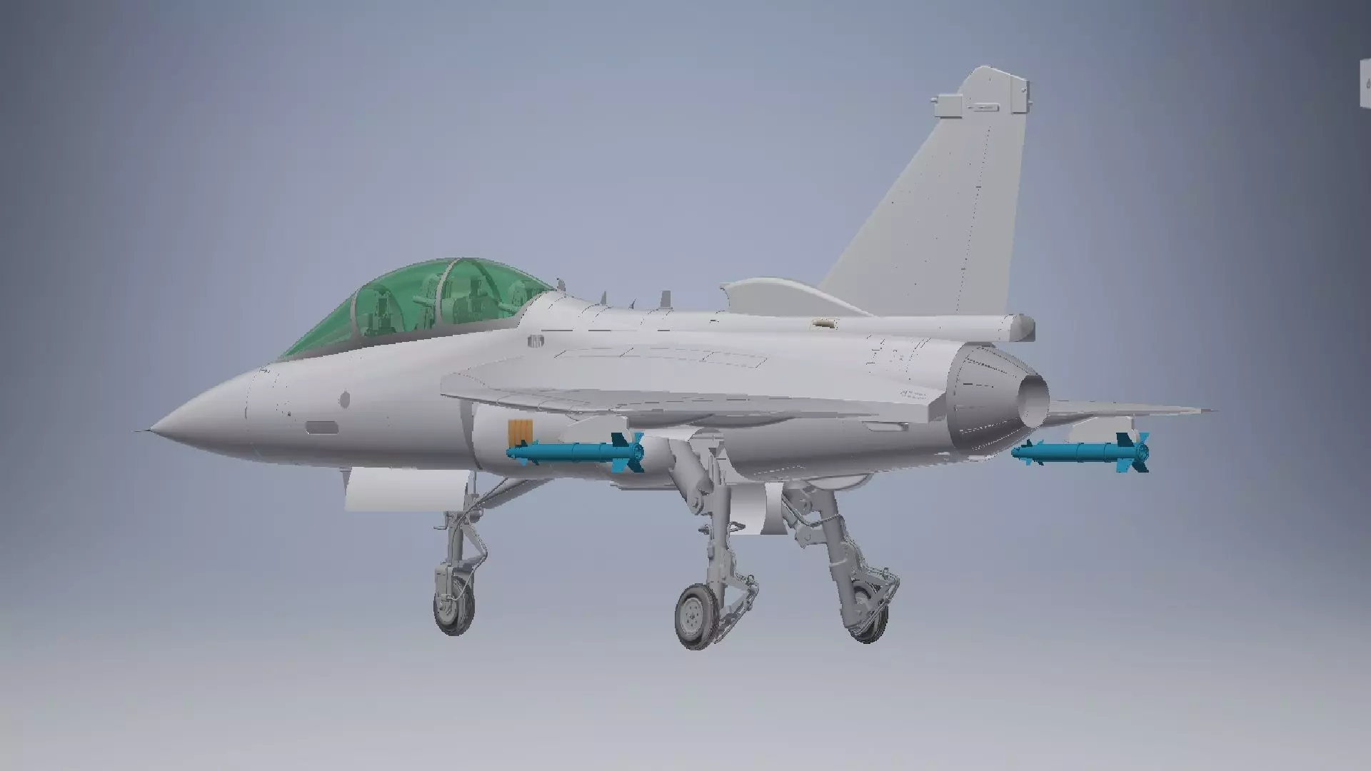 Maiden flight of LCA Navy 3d model 3D model_0