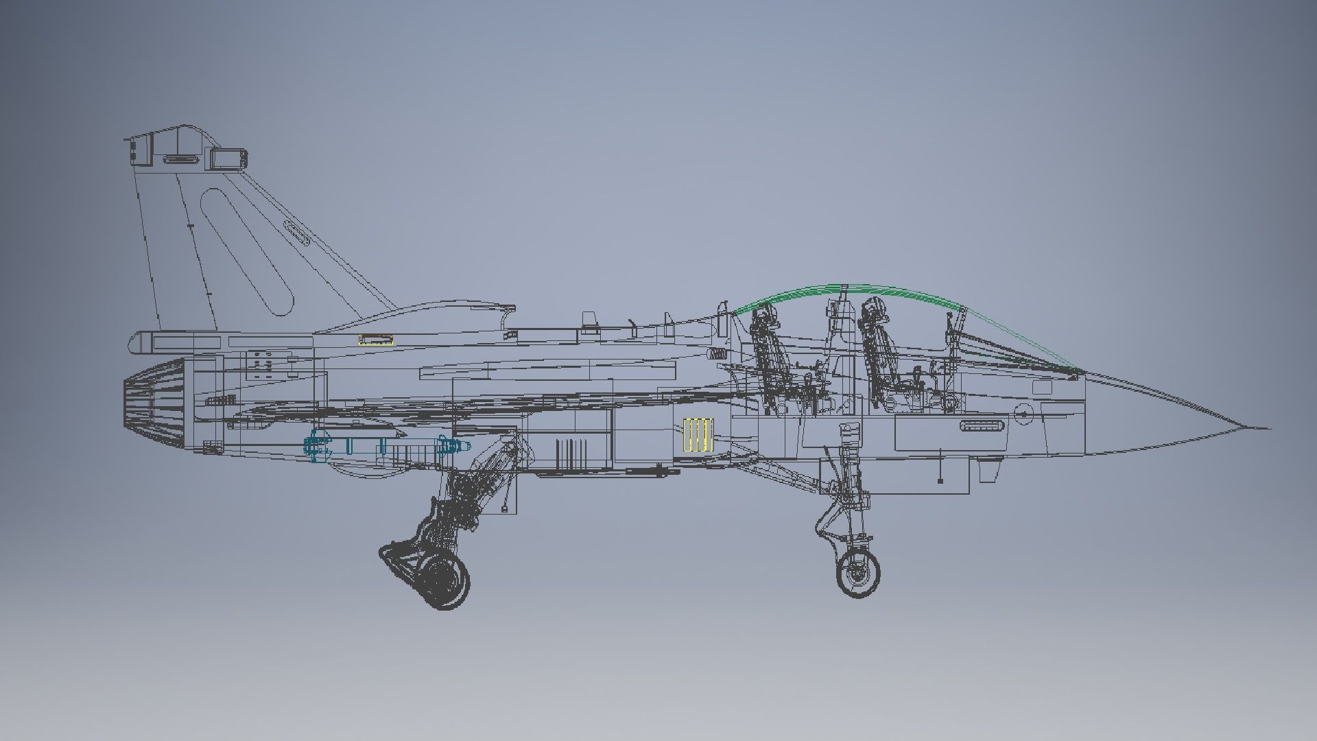 Maiden flight of LCA Navy 3d model 3D model_8