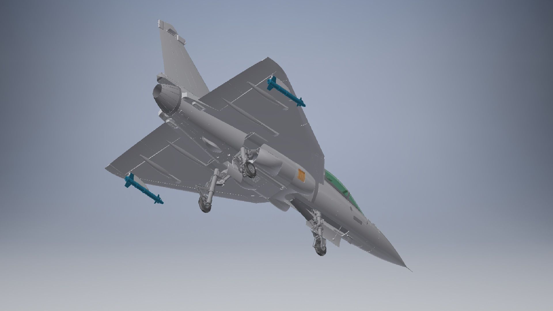 Maiden flight of LCA Navy 3d model 3D model_4