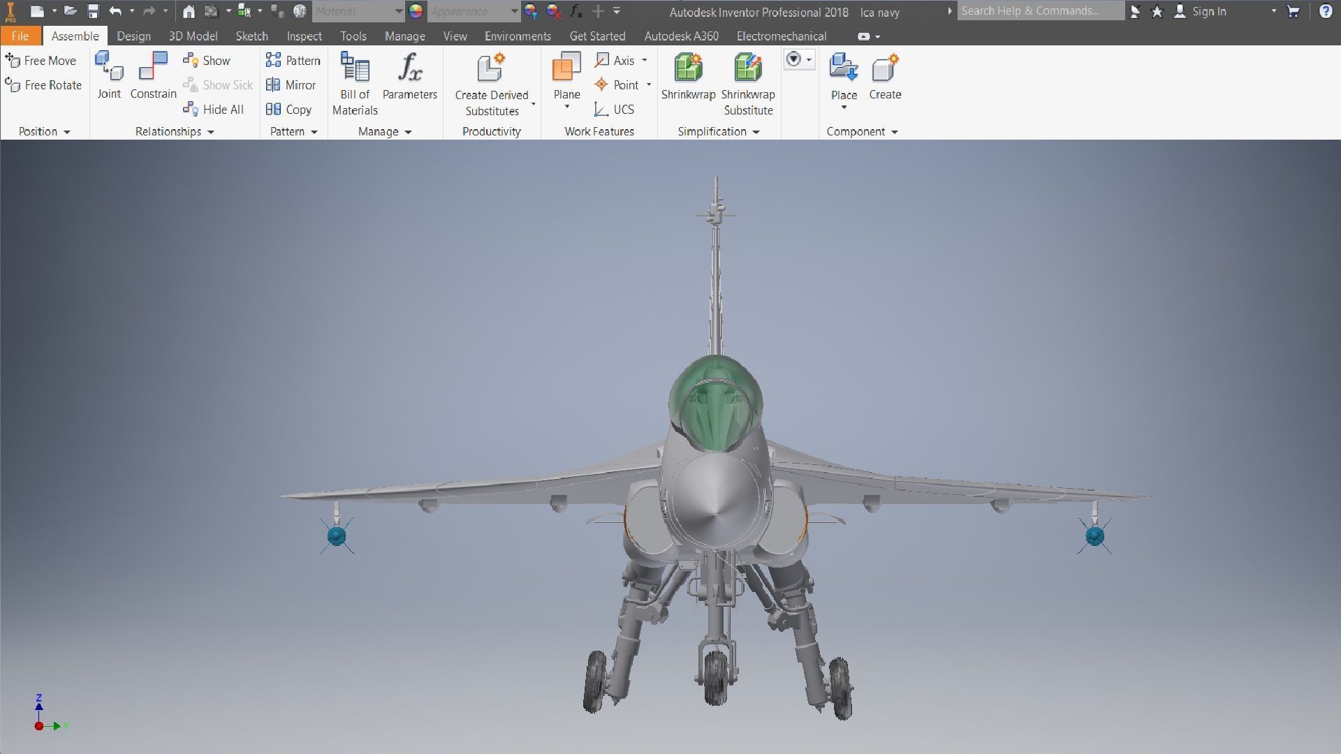 Maiden flight of LCA Navy 3d model 3D model_10