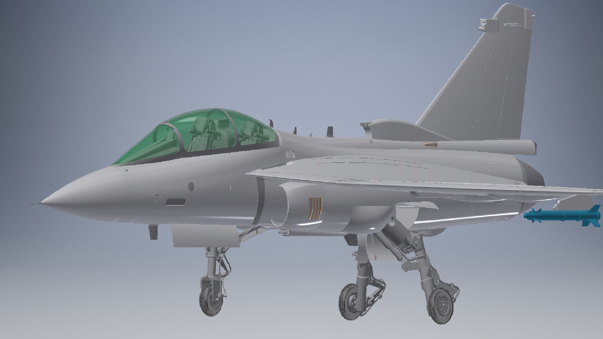 Maiden flight of LCA Navy 3d model 3D model_20
