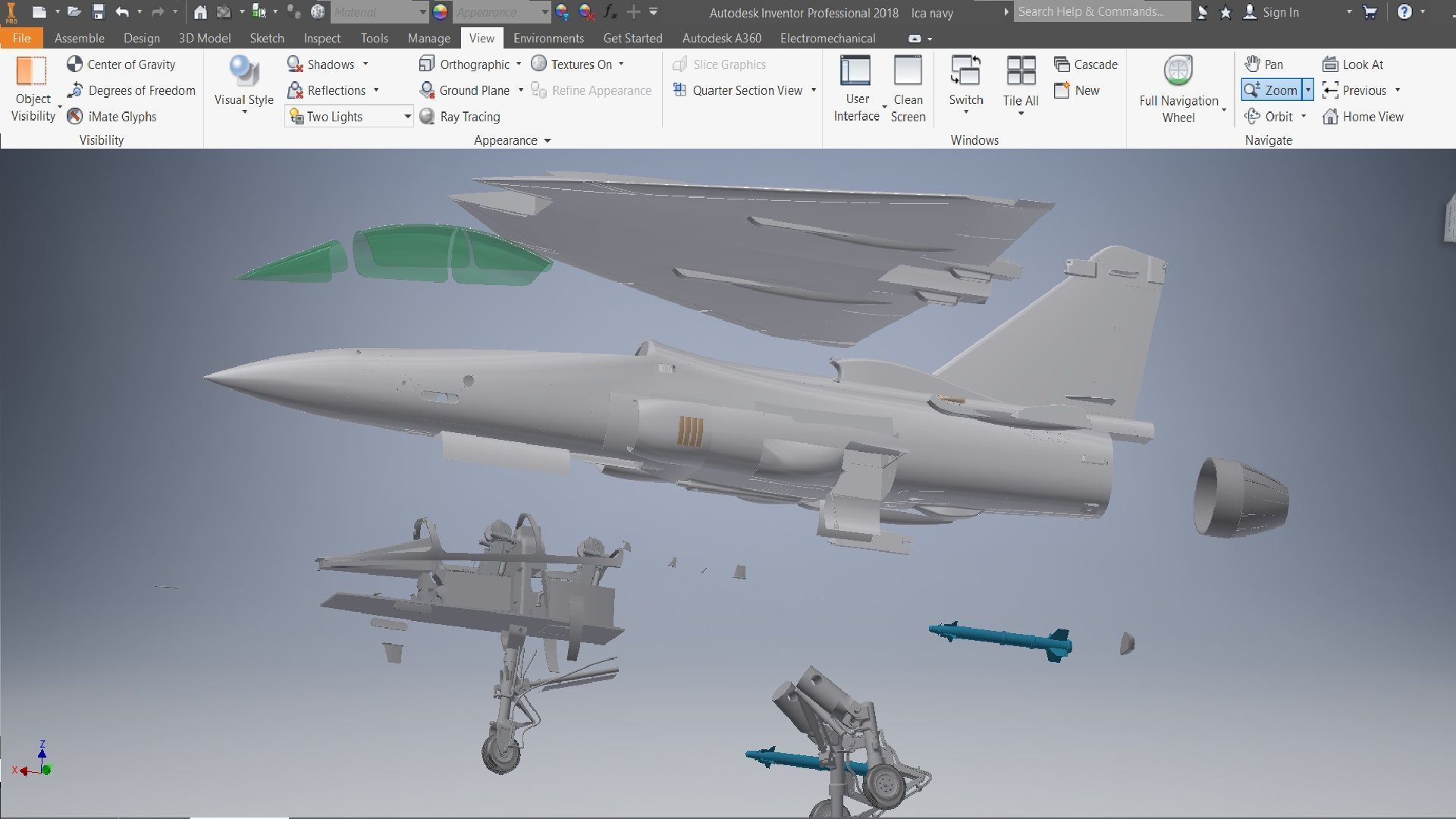 Maiden flight of LCA Navy 3d model 3D model_16