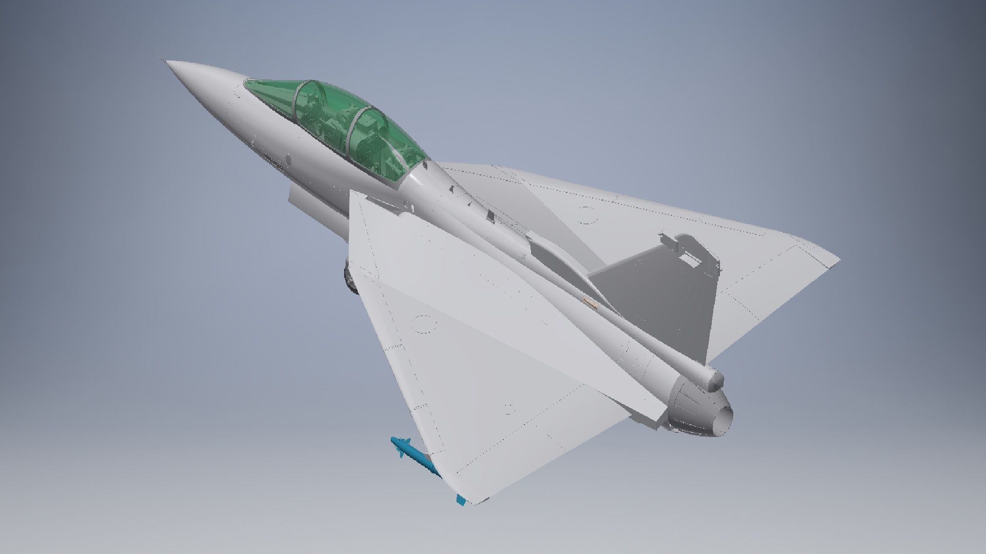 Maiden flight of LCA Navy 3d model 3D model_6