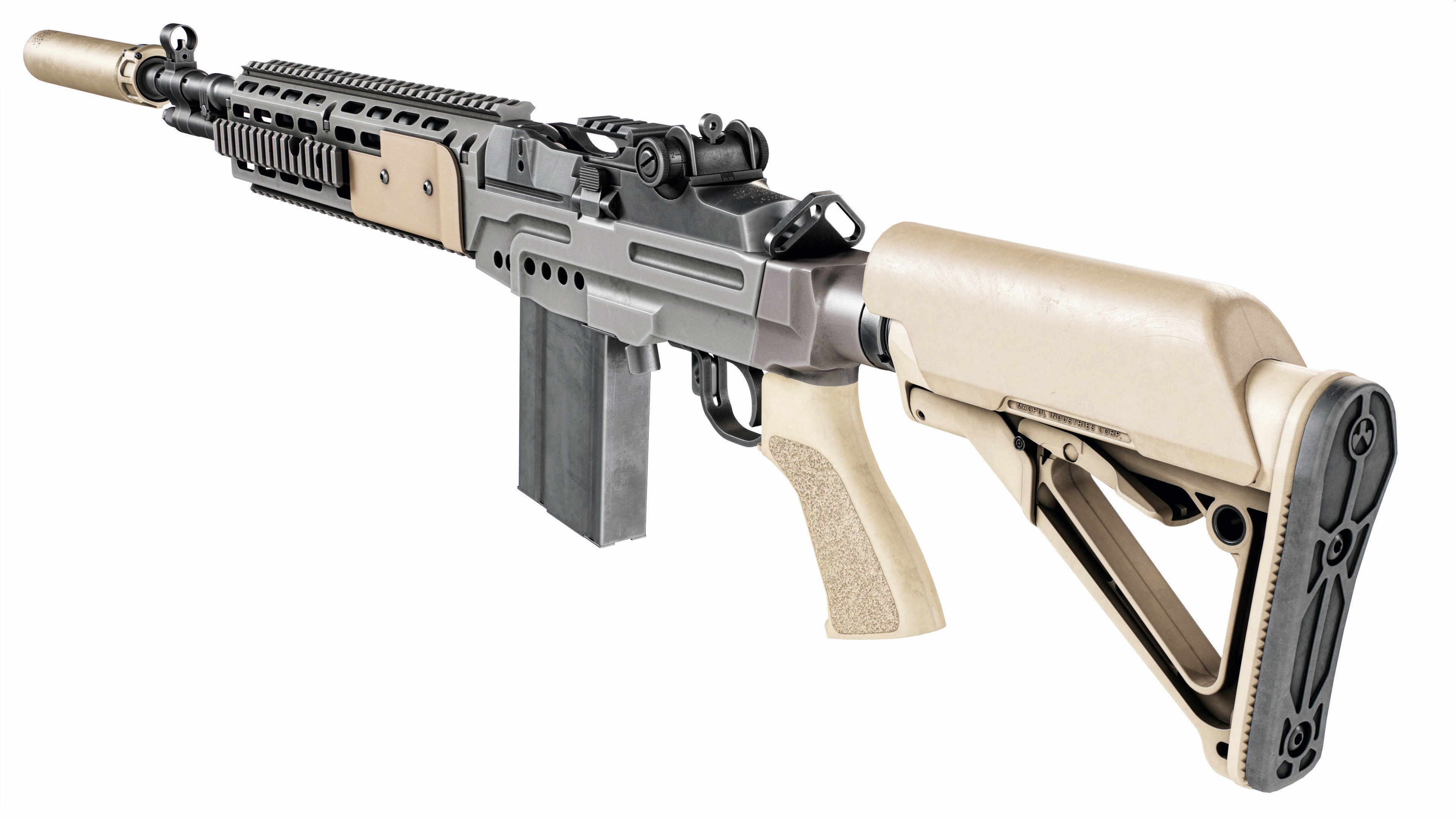 MK14 MOD1 Enhanced Battle Rifle 3D model_6