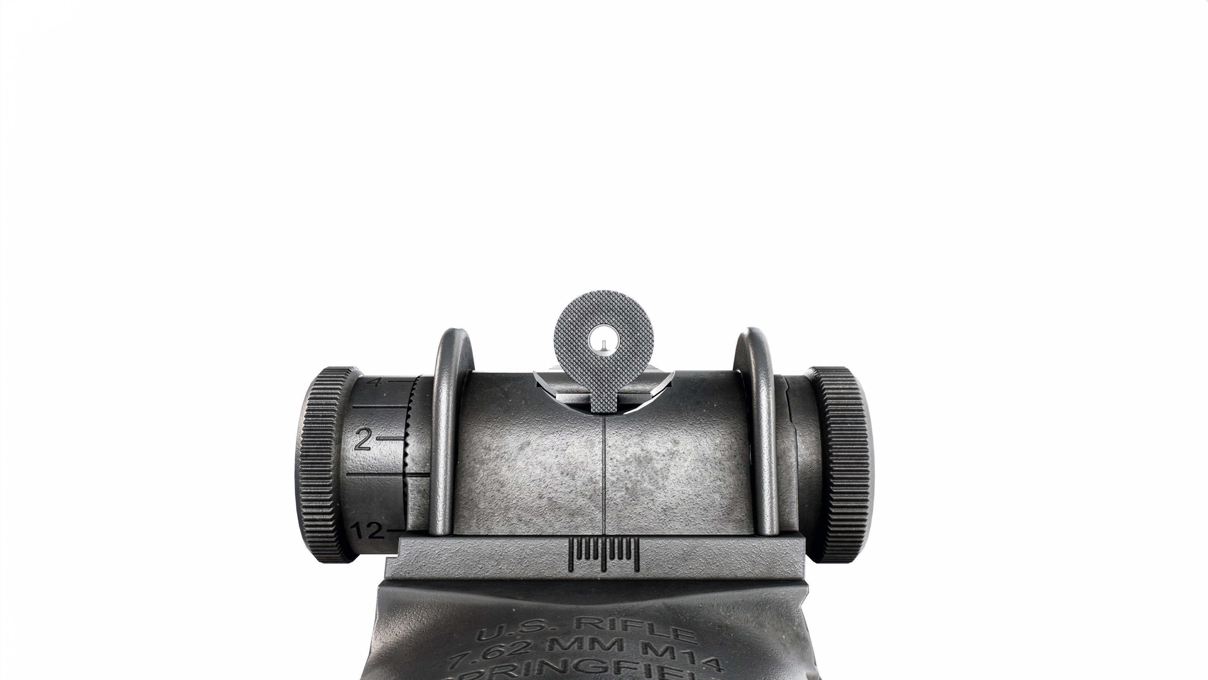 MK14 MOD1 Enhanced Battle Rifle 3D model_7