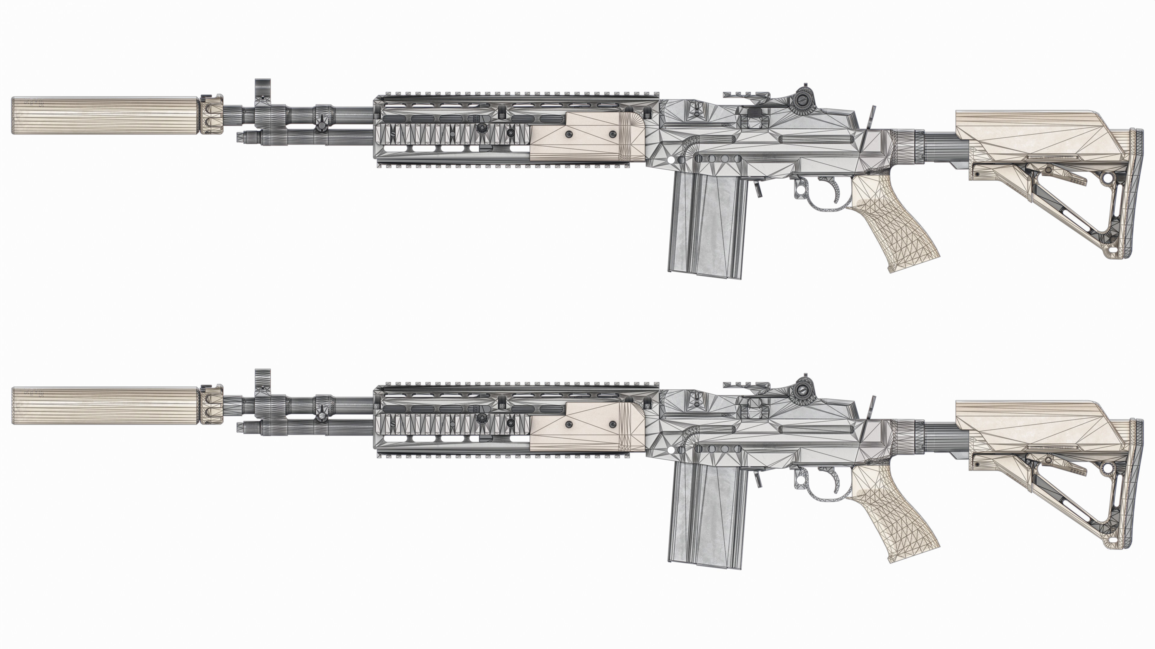 MK14 MOD1 Enhanced Battle Rifle 3D model_15