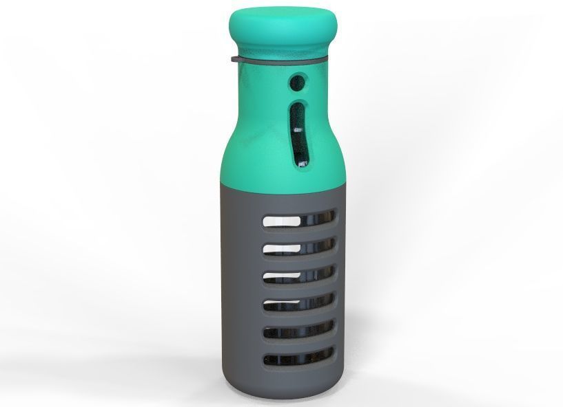 Water Bottle 3D print model_50