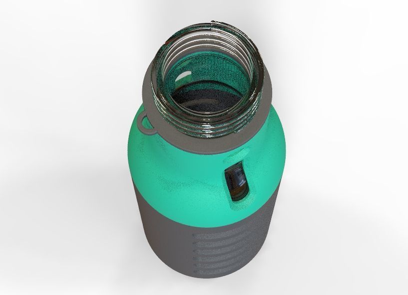 Water Bottle 3D print model_36