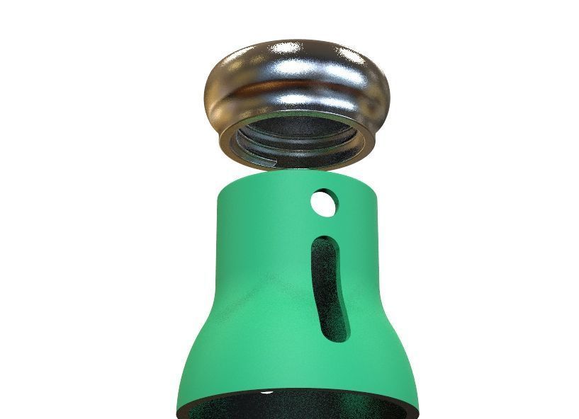 Water Bottle 3D print model_54