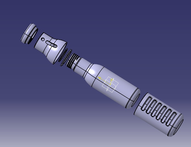 Water Bottle 3D print model_15