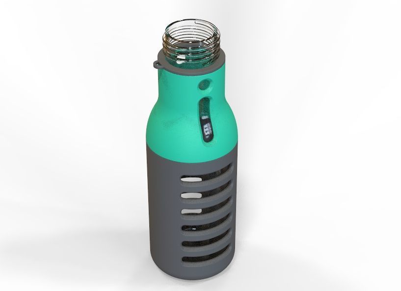 Water Bottle 3D print model_34