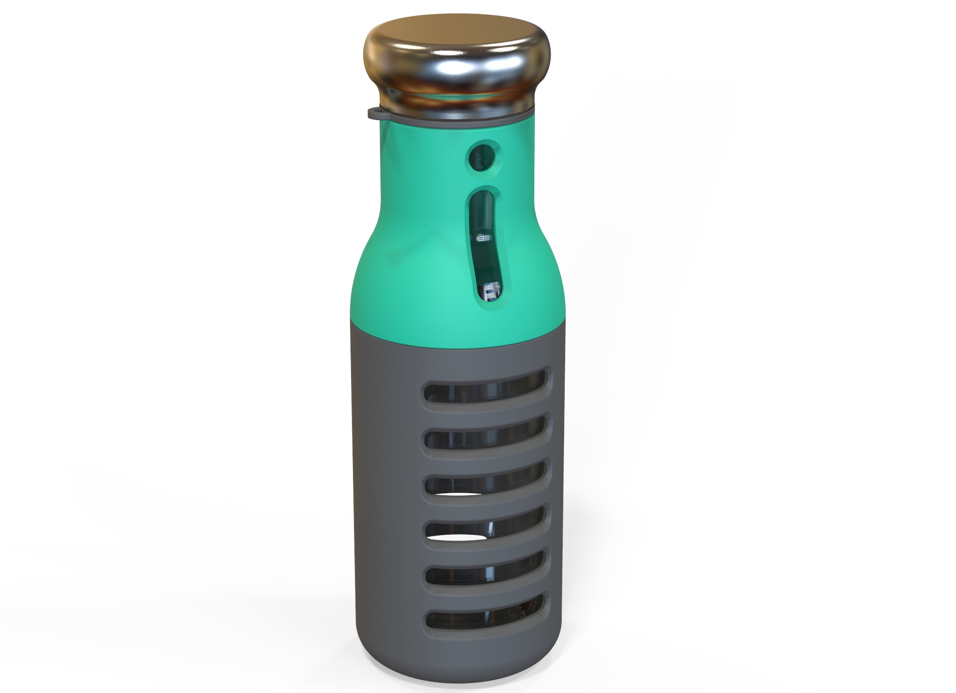Water Bottle 3D print model_26