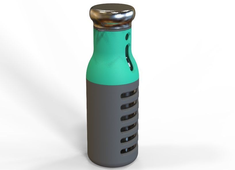 Water Bottle 3D print model_32