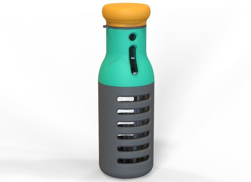 Water Bottle 3D print model_51