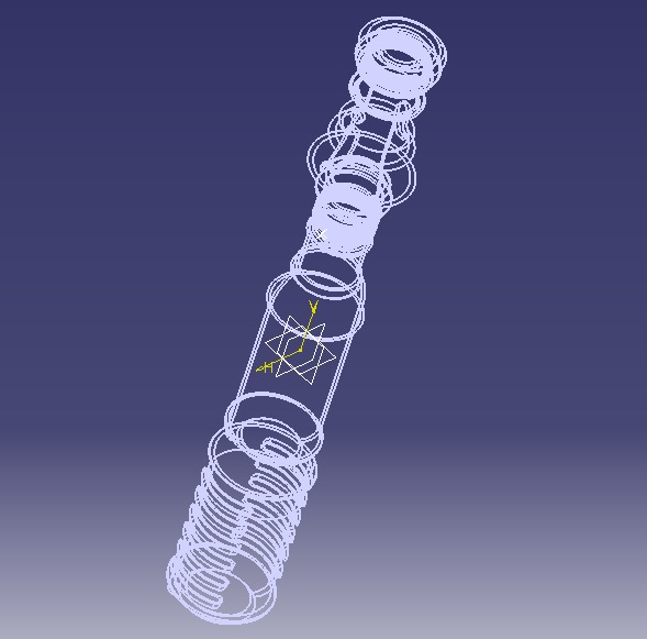 Water Bottle 3D print model_10