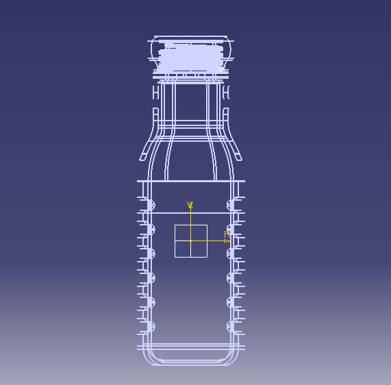 Water Bottle 3D print model_45