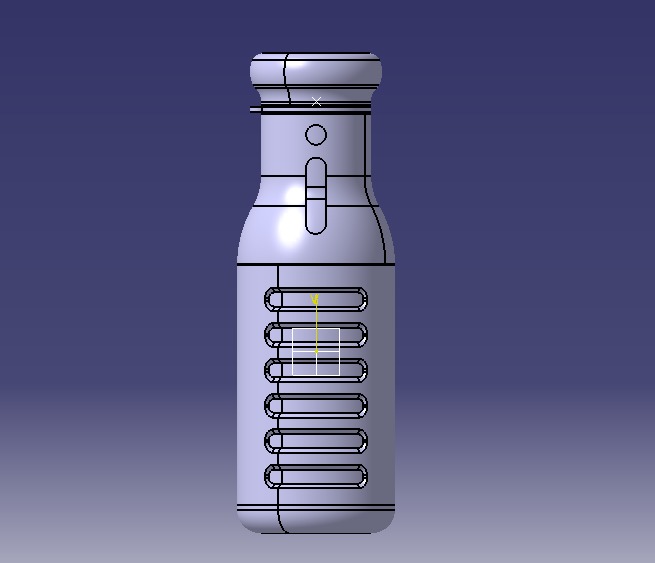 Water Bottle 3D print model_46