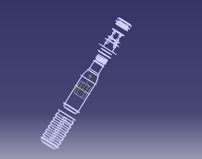 Water Bottle 3D print model_6