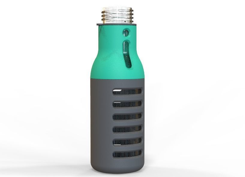 Water Bottle 3D print model_28