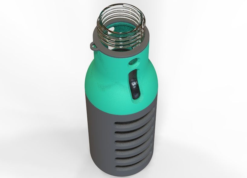 Water Bottle 3D print model_35