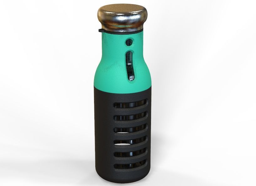Water Bottle 3D print model_25