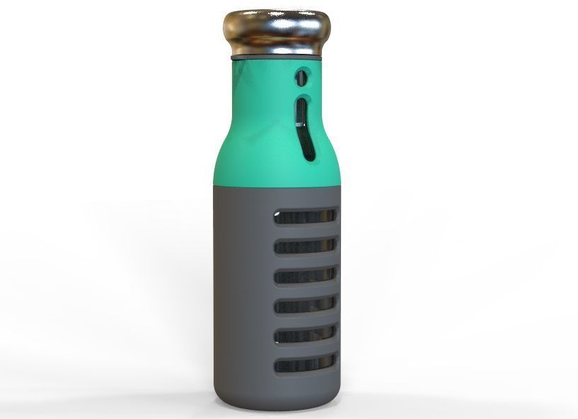 Water Bottle 3D print model_31