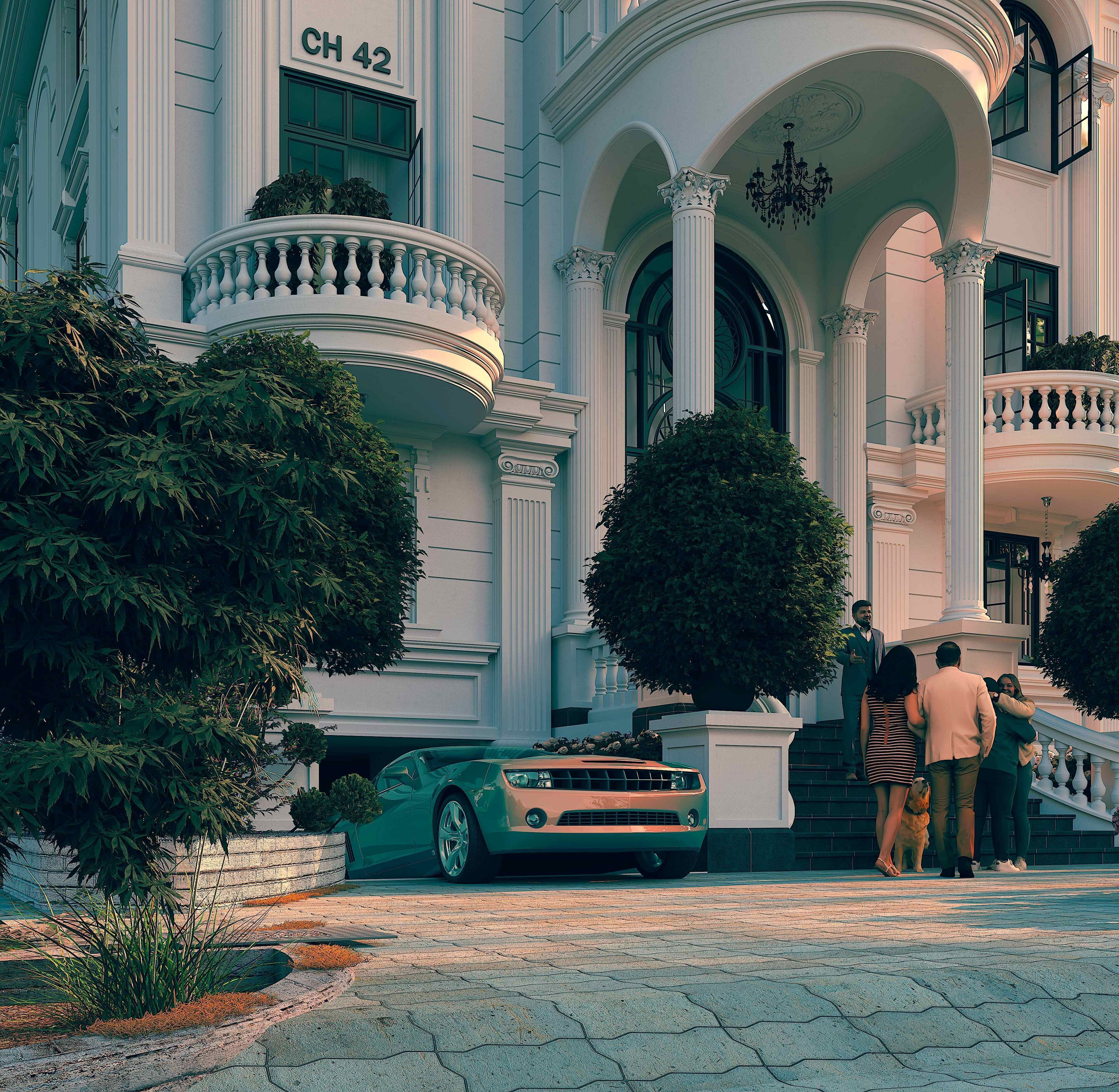 CH 42 SKETCHUP VRAY REALISTIC RENDER REFERENCE FILE 3D model_1