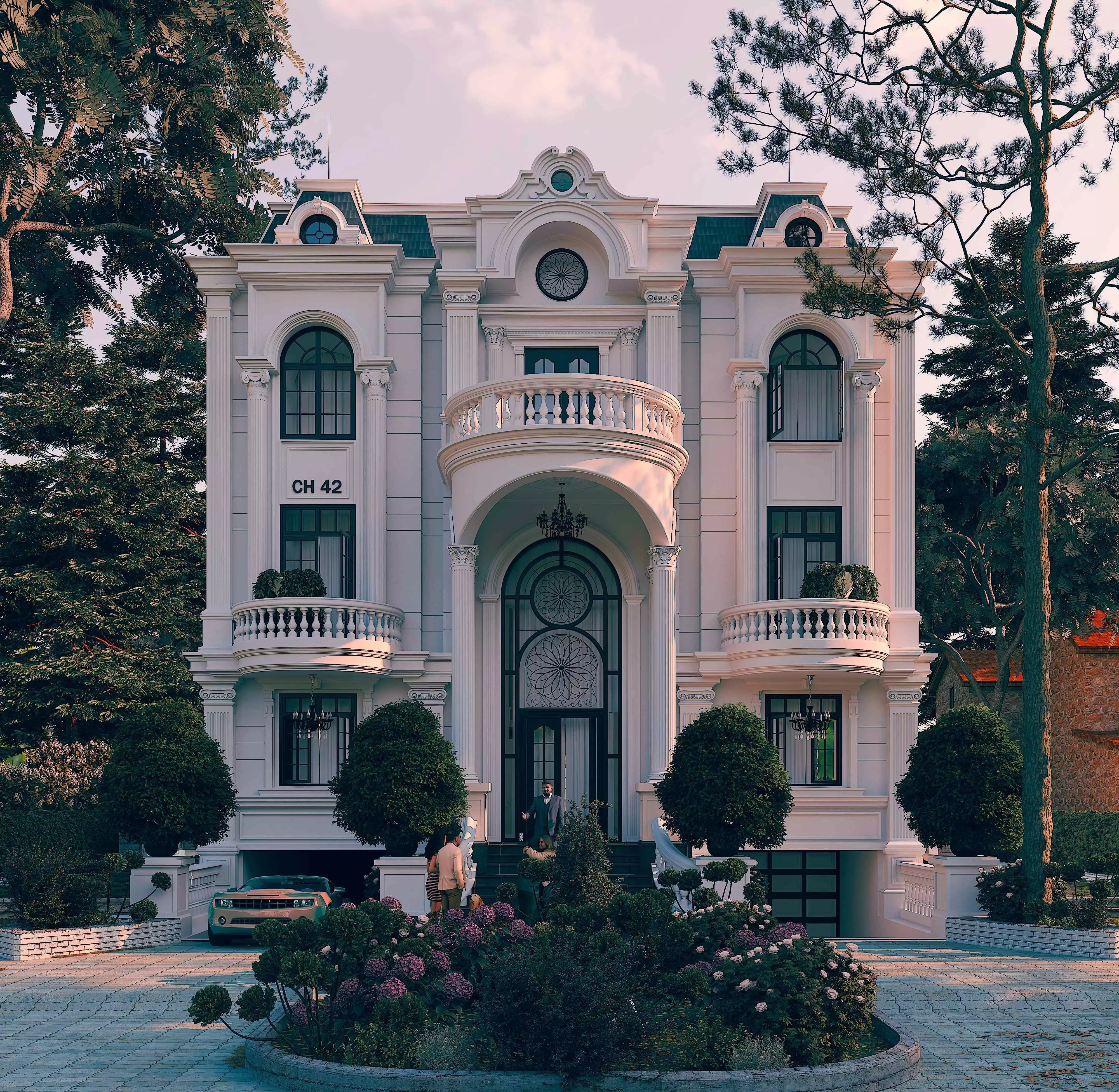 CH 42 SKETCHUP VRAY REALISTIC RENDER REFERENCE FILE 3D model_0