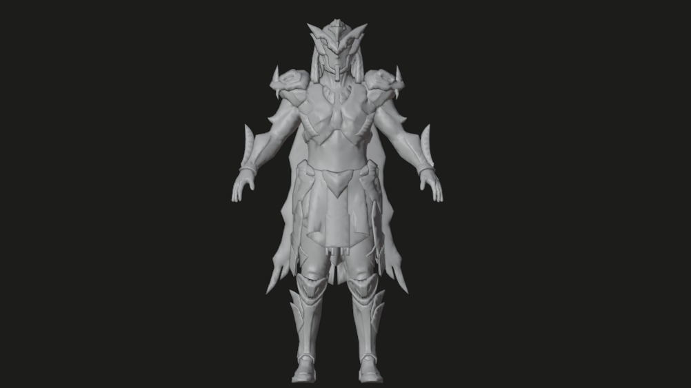 Golden Pharaoh X Suit 6 Star Animated Textures Low-poly 3D model_9