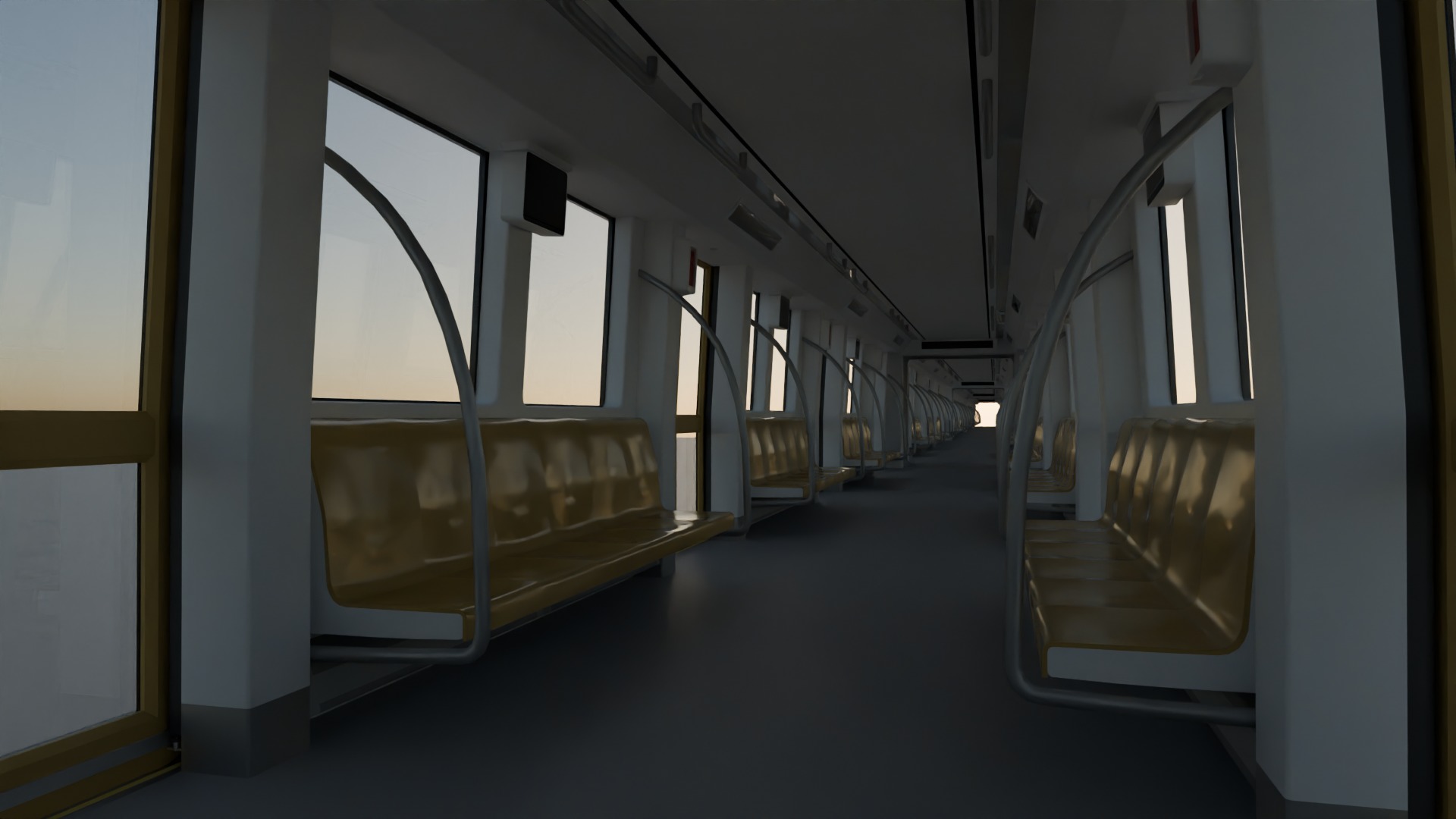 CAF Driverless Metro Low-poly 3D model_4