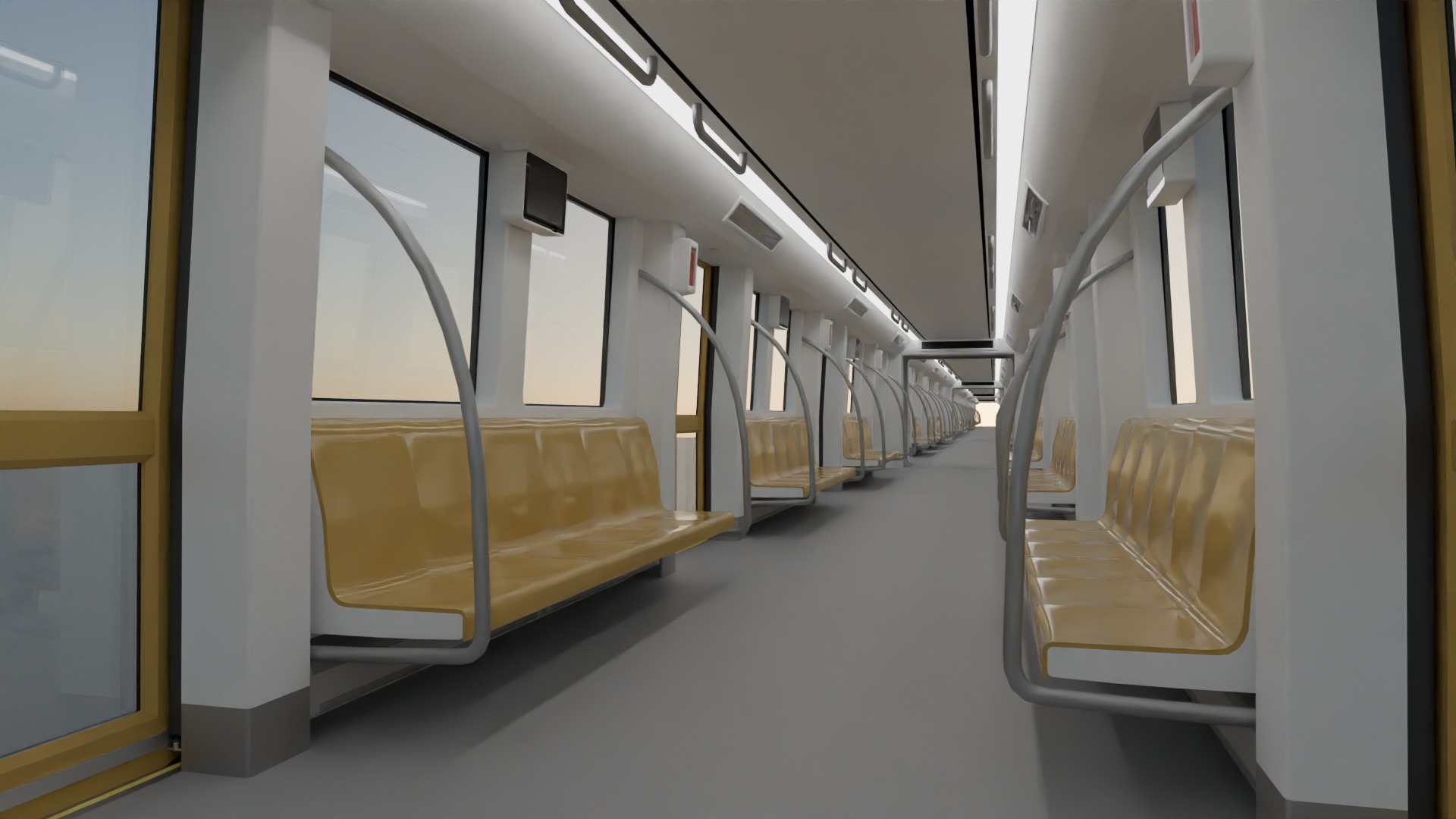 CAF Driverless Metro Low-poly 3D model_3