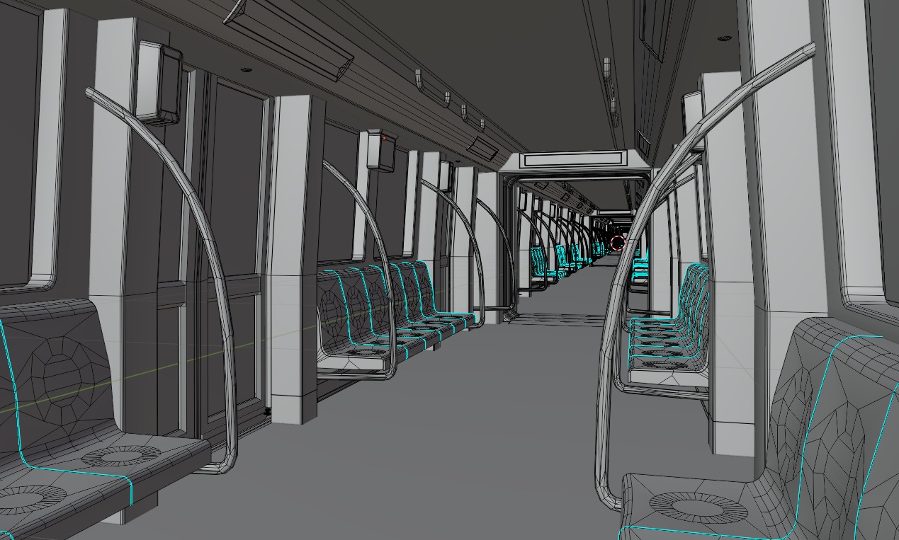 CAF Driverless Metro Low-poly 3D model_10