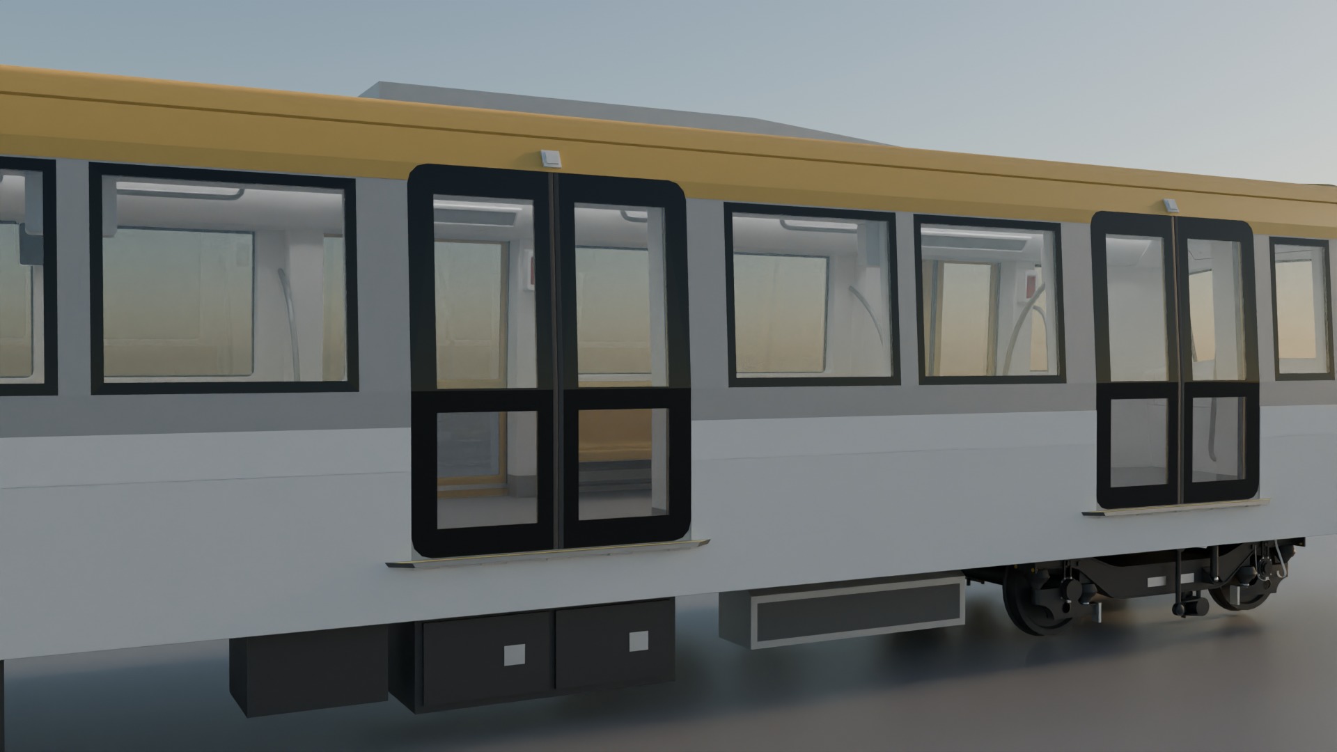 CAF Driverless Metro Low-poly 3D model_1