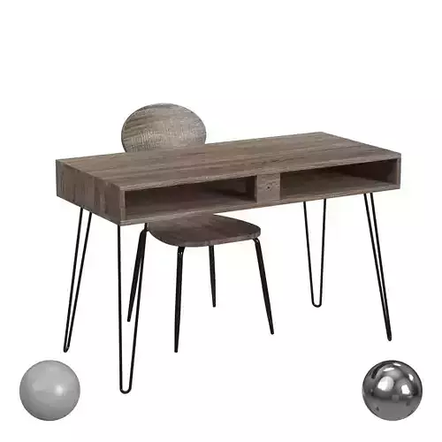 Winta 47 - Inch Retro Writing Desk Chair