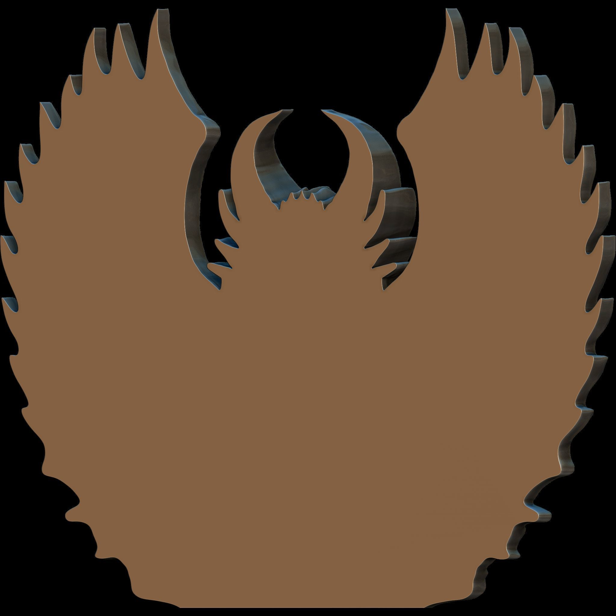 Dragon Head Relief No11 STL file for 3d Printing or CNC 3D print model_5