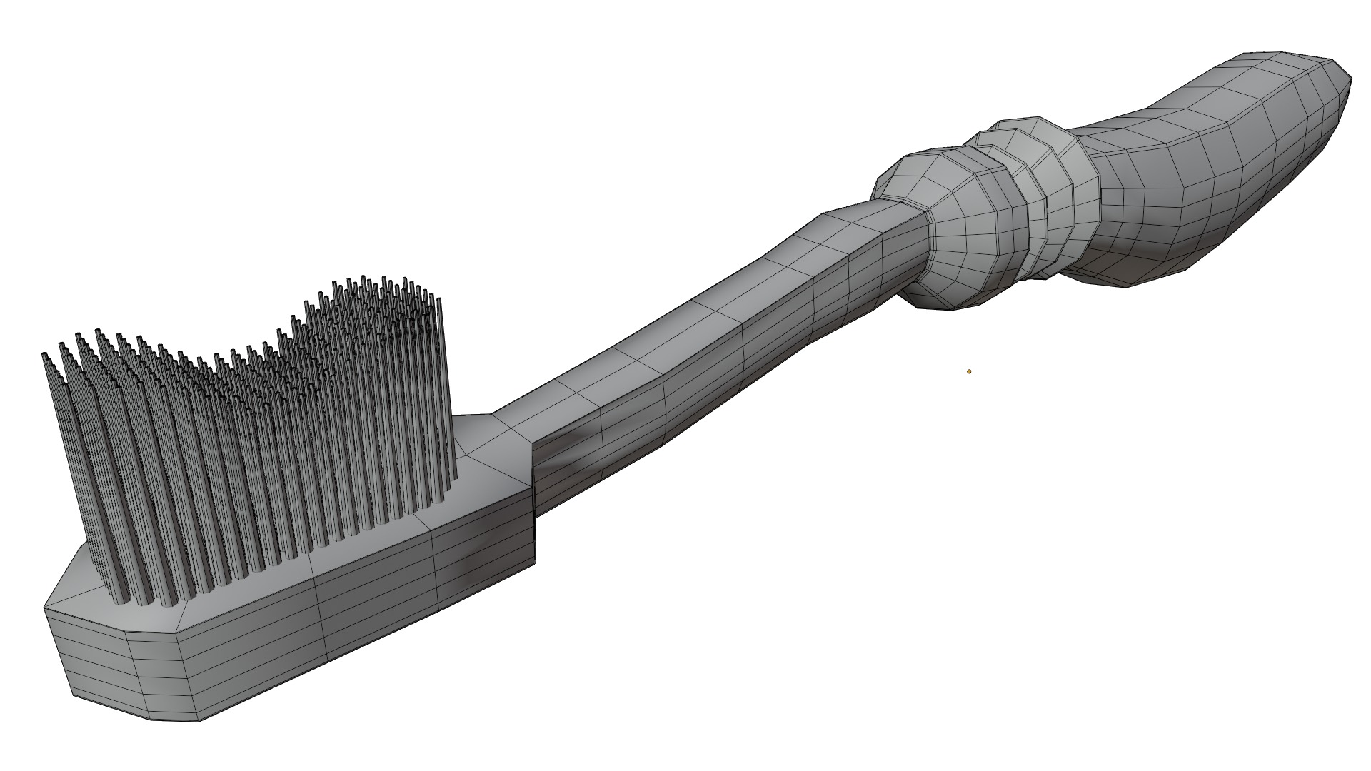 Tooth Brush Low-poly 3D model_13