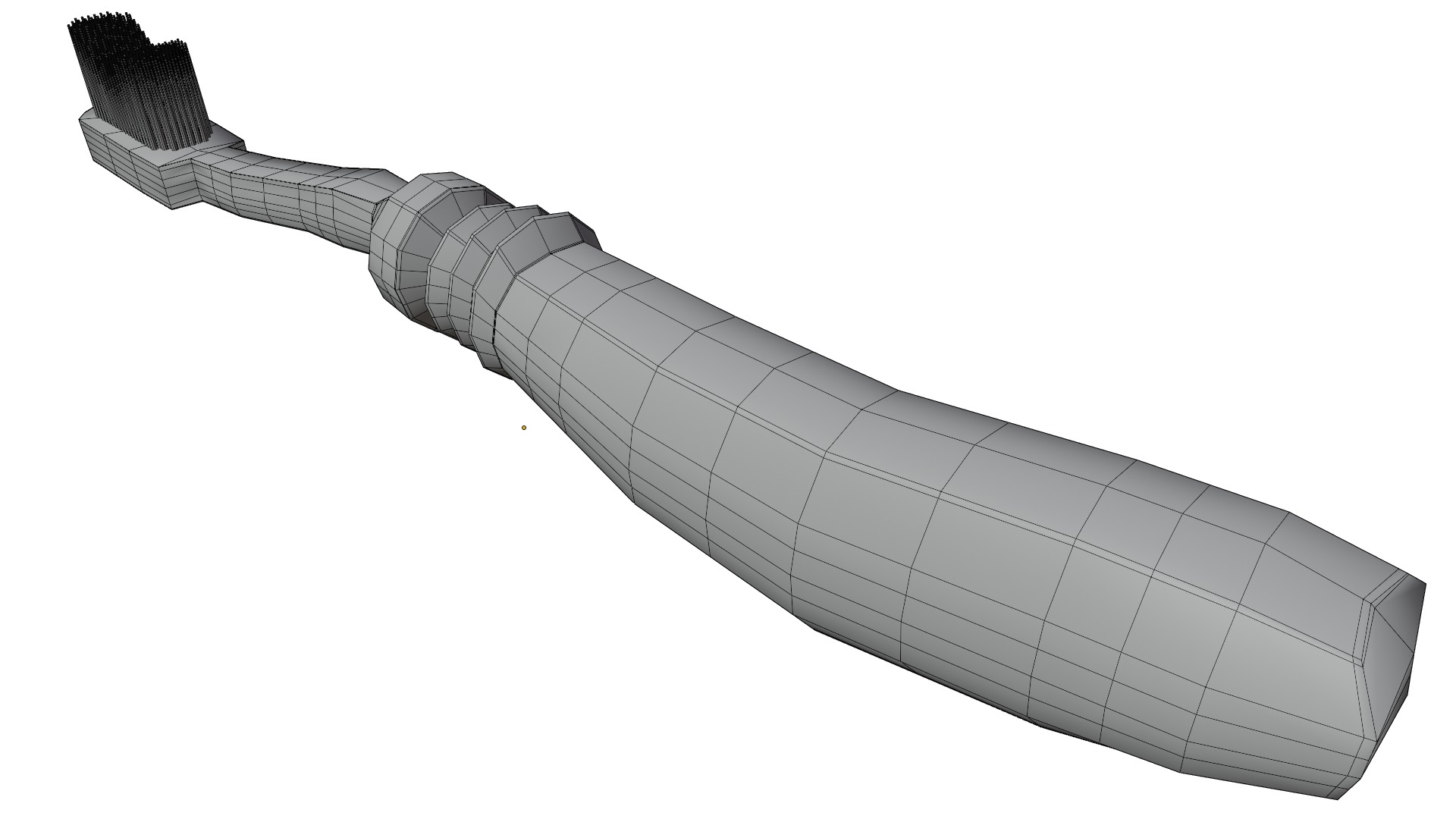 Tooth Brush Low-poly 3D model_15