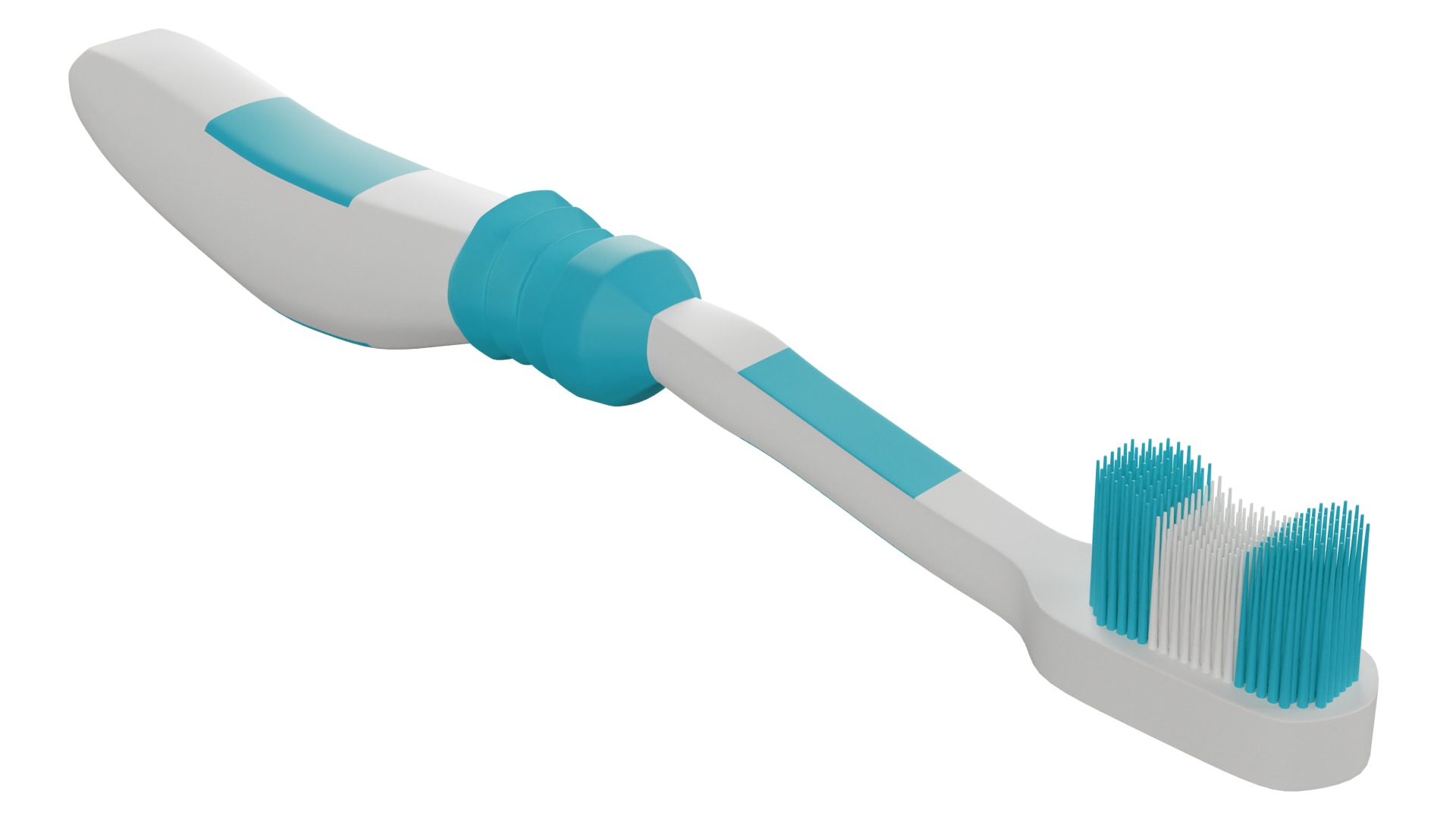 Tooth Brush Low-poly 3D model_2
