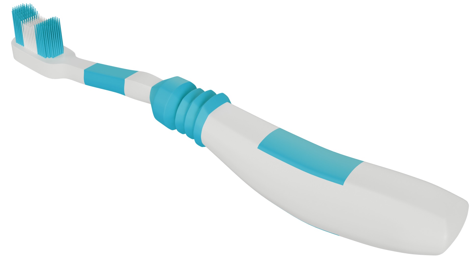 Tooth Brush Low-poly 3D model_6