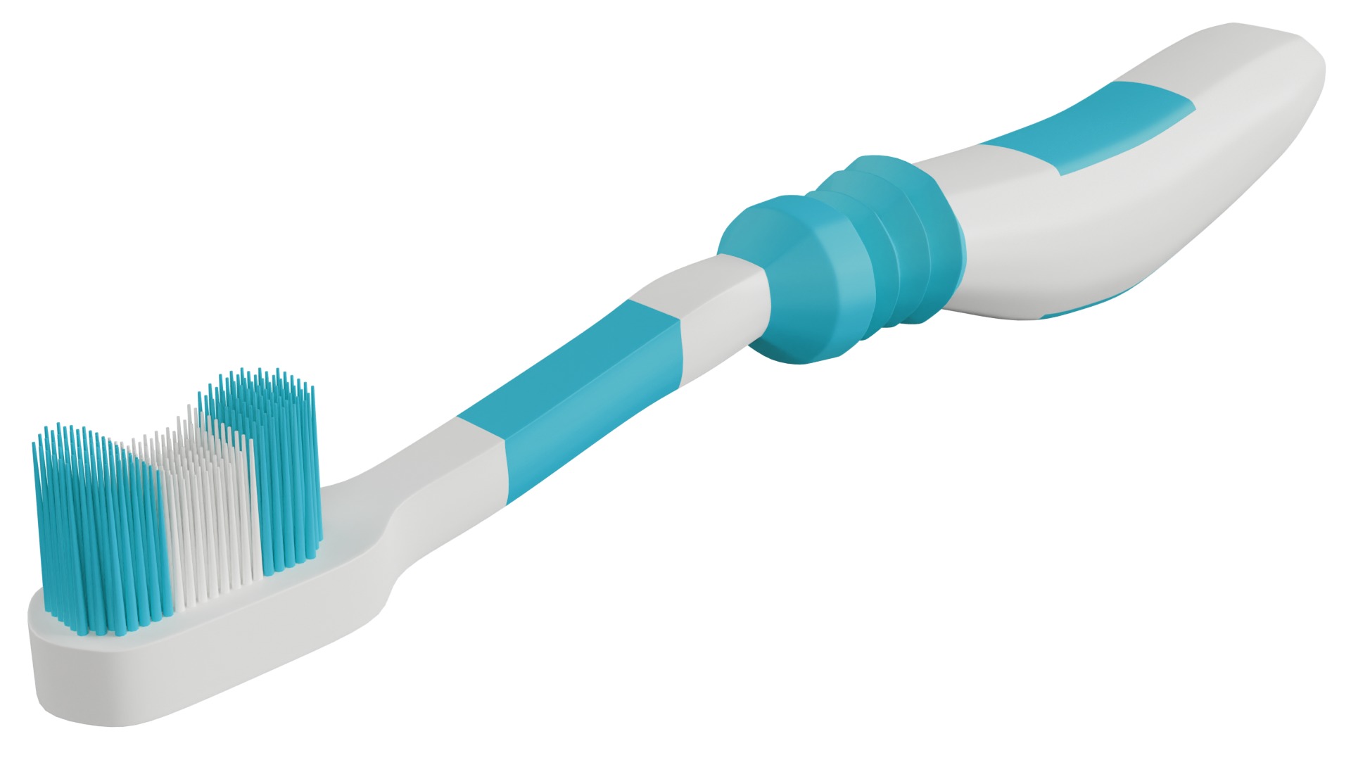 Tooth Brush Low-poly 3D model_4